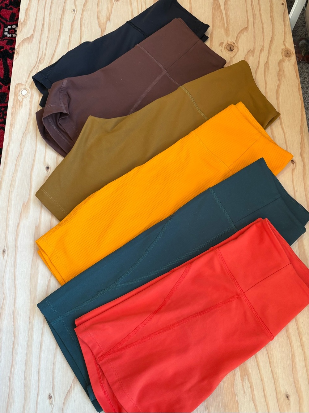 girlfriend collective shorts set of 6 bundle